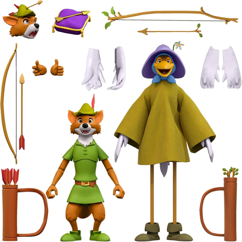 Disney Robin Hood - 7" Disney Action Figure with Accessories Classic Disney Collectibles