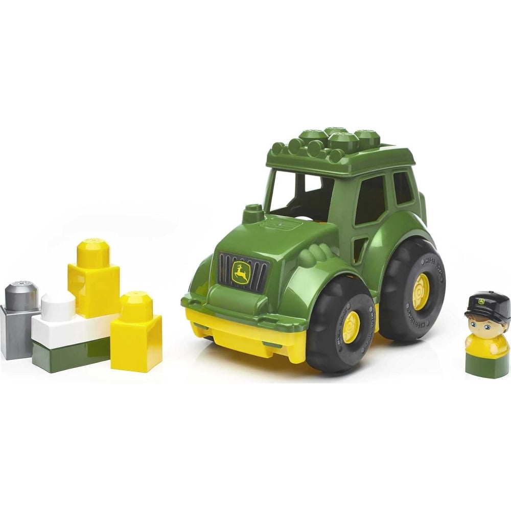 Mega Bloks First Builders John Deere Lil' Tractor Vehicle