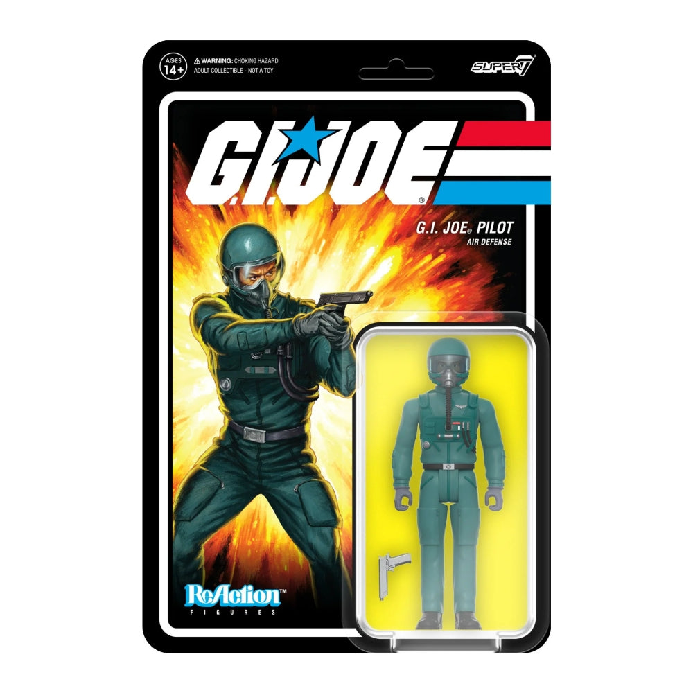 G.I. Joe ReAction Figures Wave 7 Joe Pilot (Facemask)