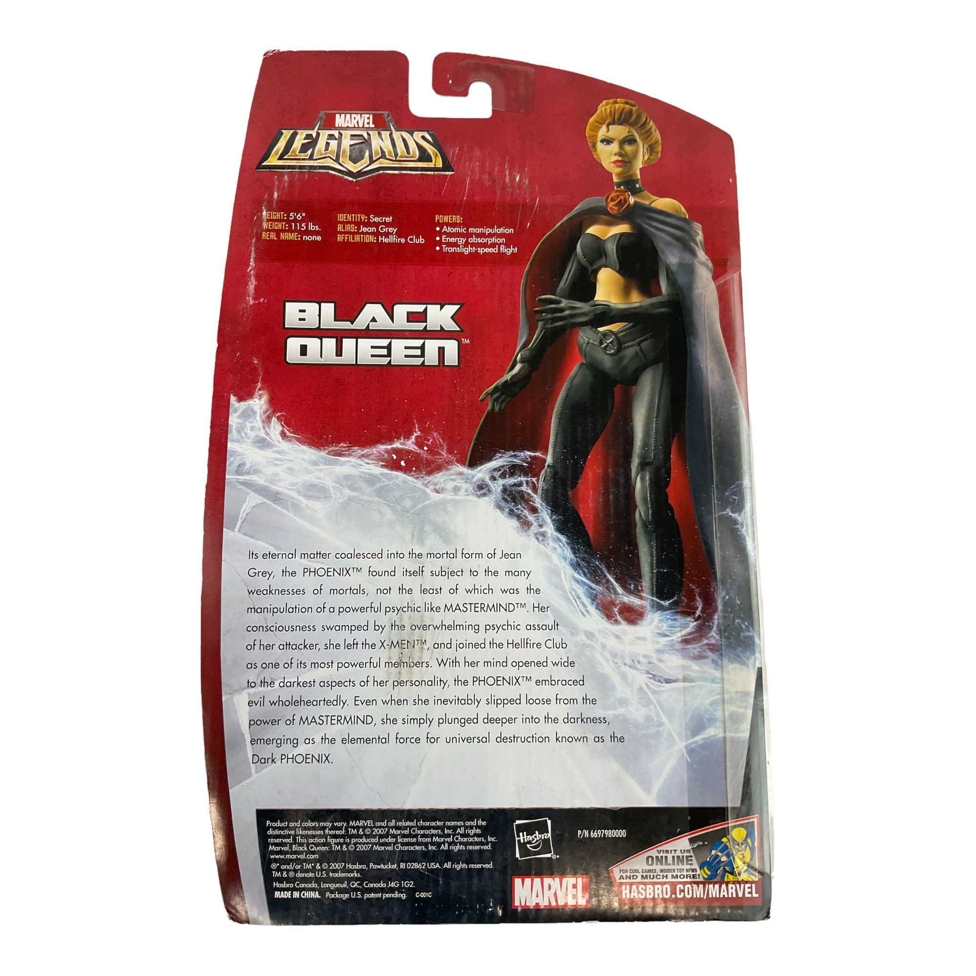 Marvel Legend Toysrus Exclusive Black Queen Action Figure