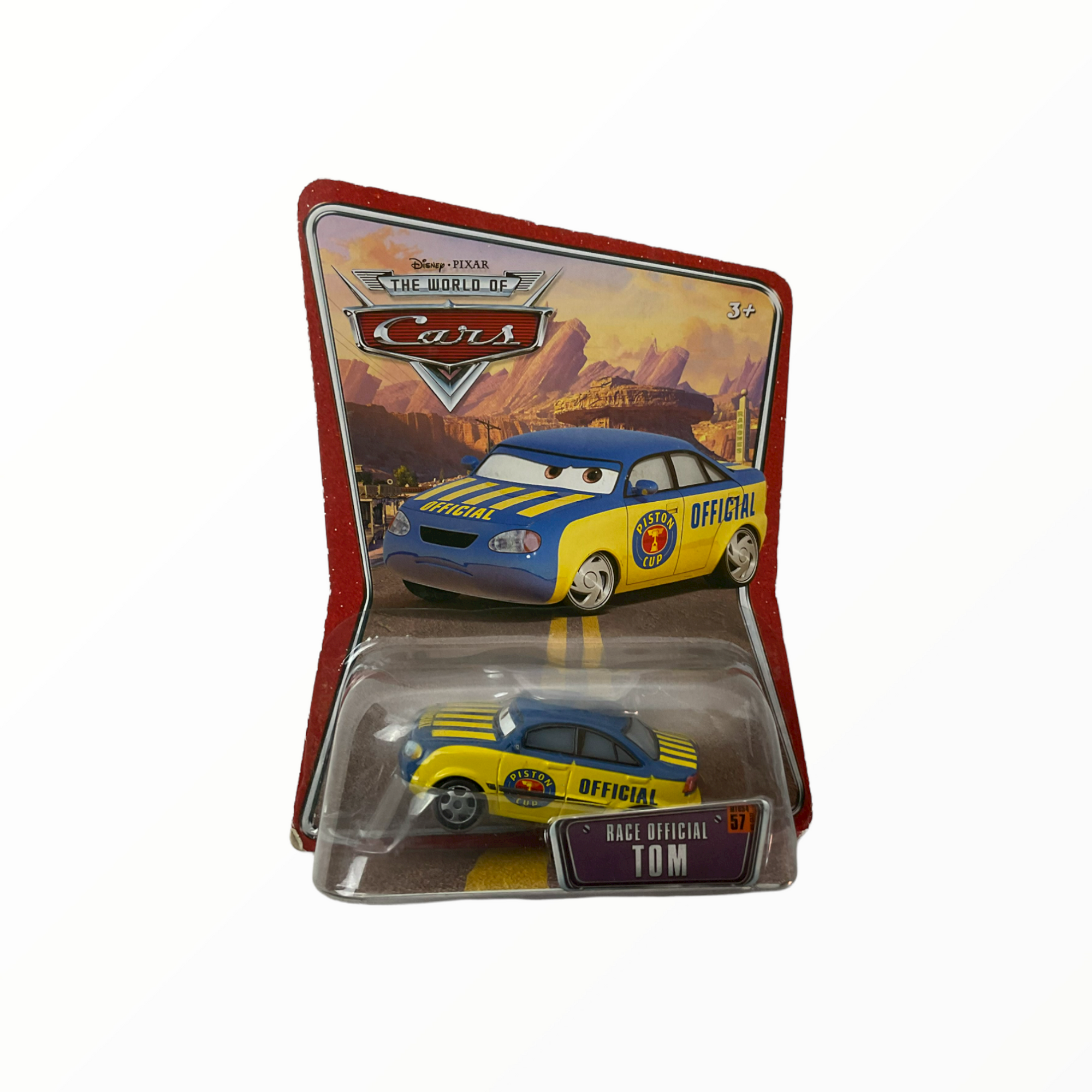 Disney Pixar CARS Race Official Tom 1:55 Scale Die-Cast Vehicle