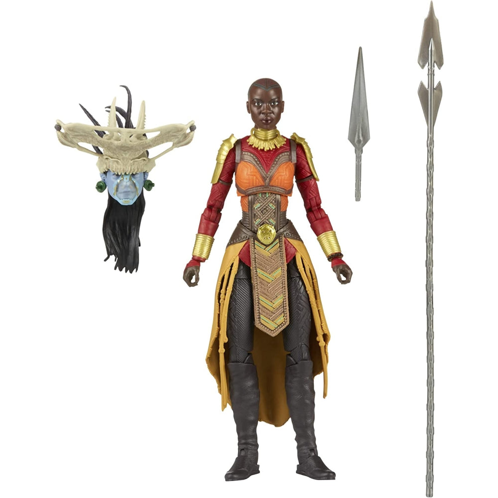Marvel Legends Series Black Panther Wakanda Forever Okoye 6-inch MCU Action Figure Toy, 2 Accessories