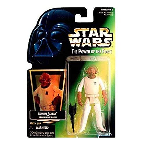 Star Wars Power of the Force Green Card 3 3/4" Admiral Ackbar Action Figure